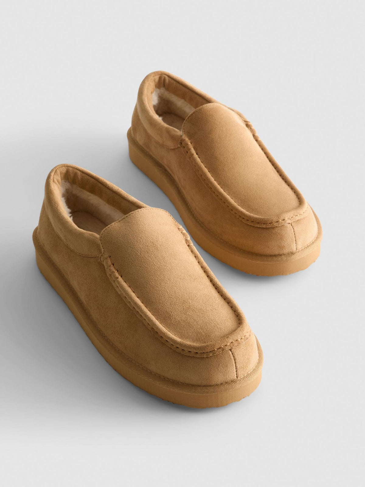 Apron Mule Slippers - Tan