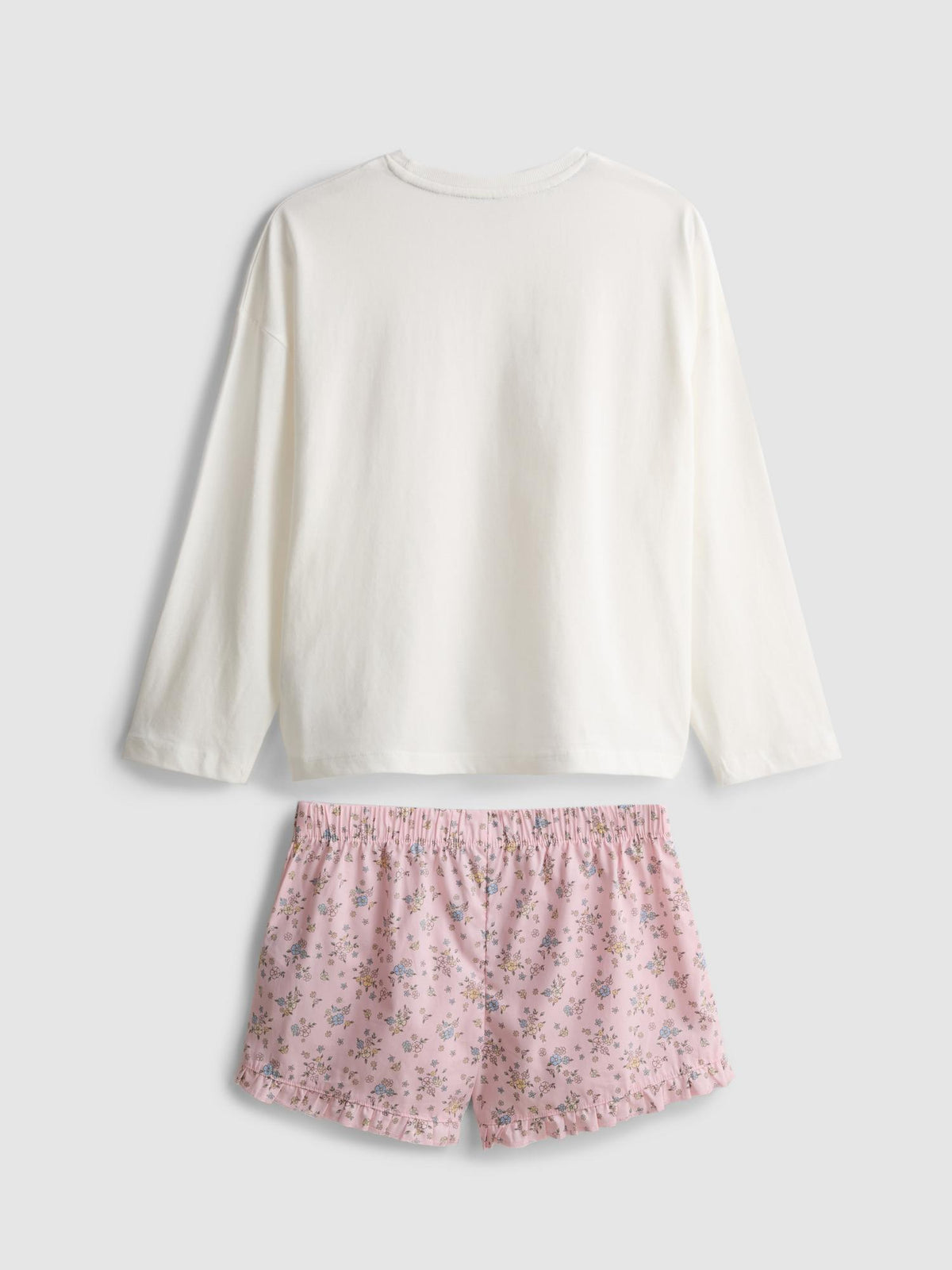 7-15yrs | Pure Cotton Pyjamas - Light Pink