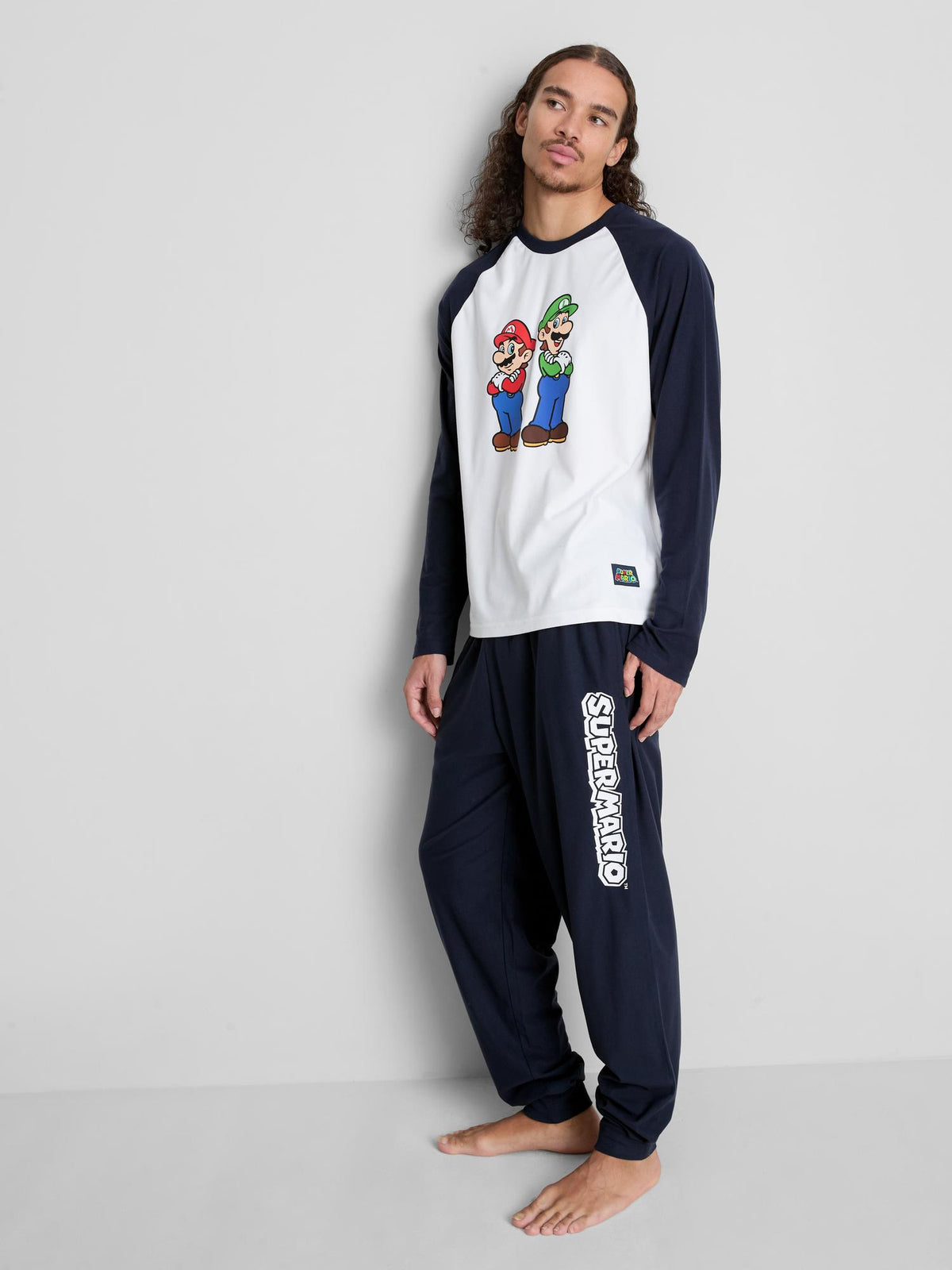 Super Mario Character Pyjamas - White