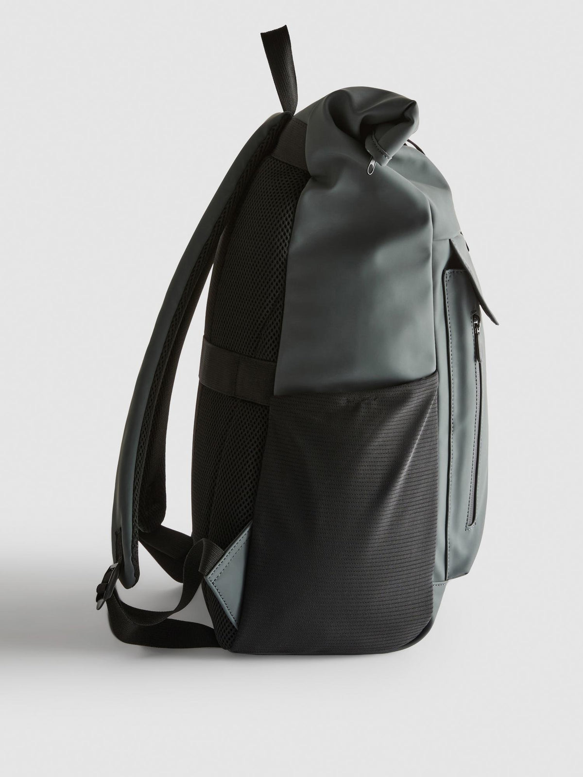 Roll-Top Backpack - Navy