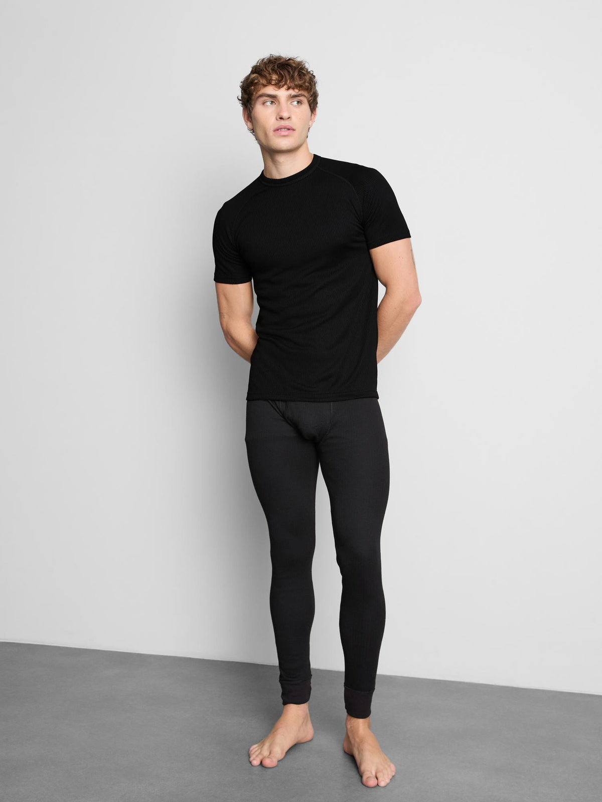Heat IQ Extra Warm Thermal Ribbed Top - Black