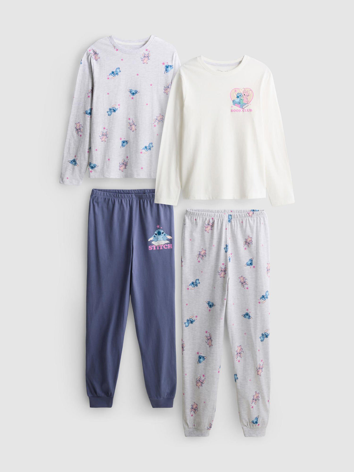 5-15yrs | 2pk Disney’s Stitch Pyjamas - Blue