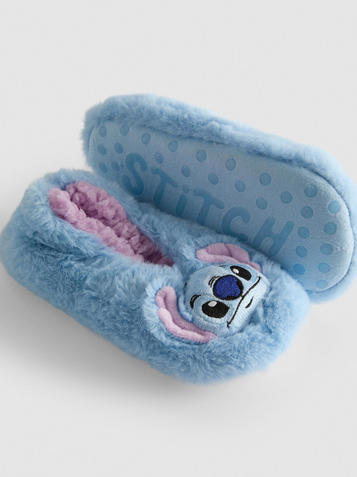 Disney's Stitch Slipper Socks - Blue