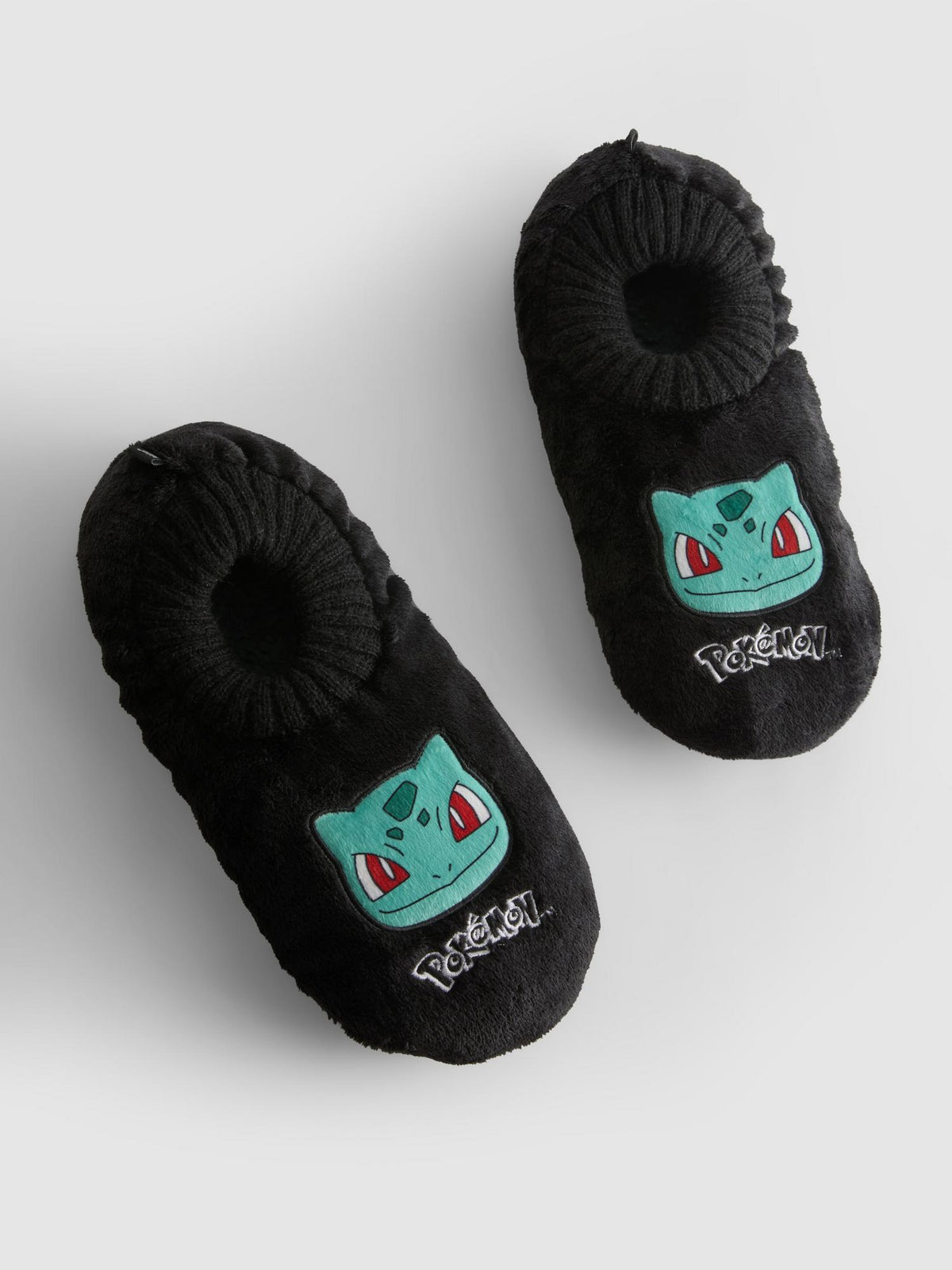 Pokémon Bulbasaur Fleece Slippers - Teal