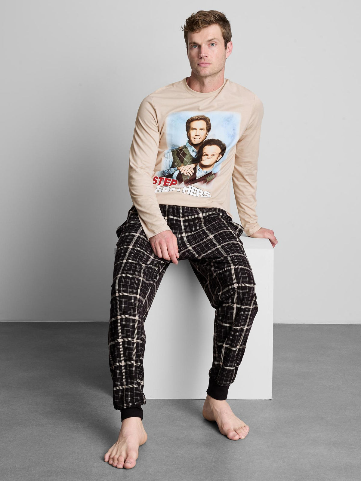 Step Brothers Long Pyjamas - Grey