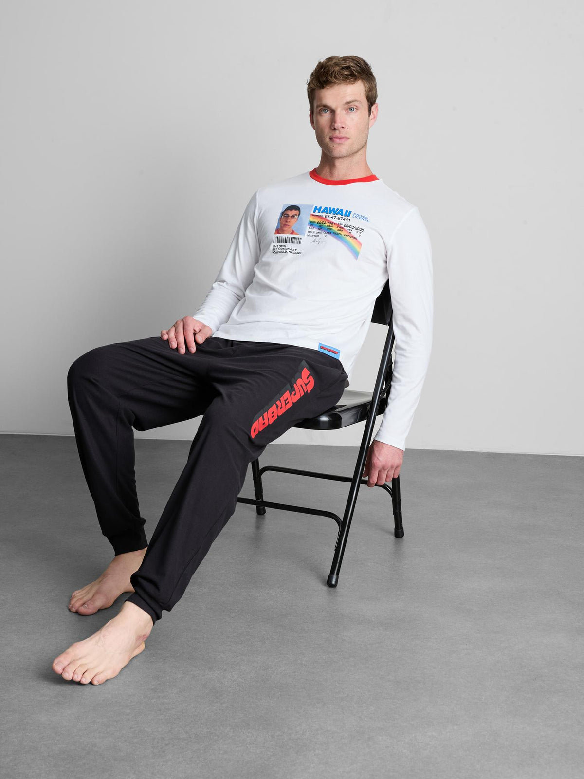 Superbad McLovin Pyjamas - White