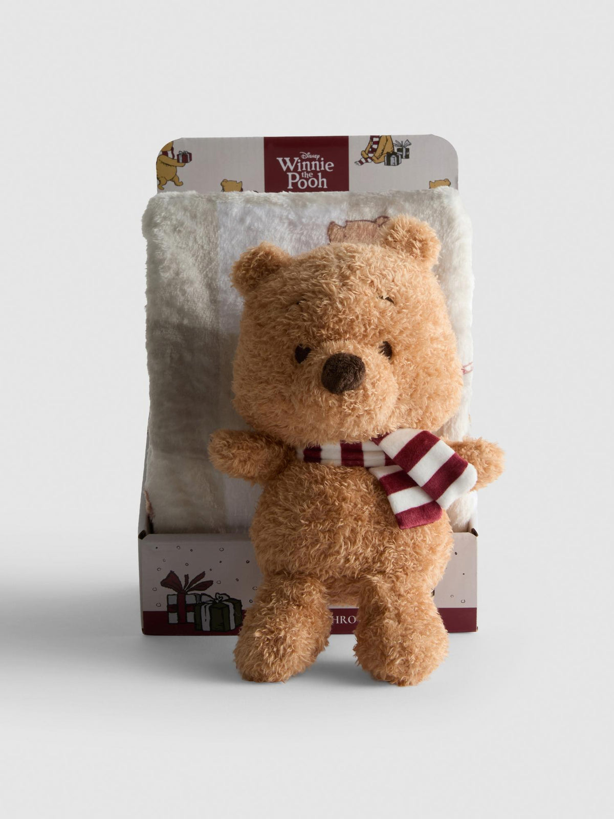 Disney's Winnie the Pooh Plush And Throw Set - Light Yellow