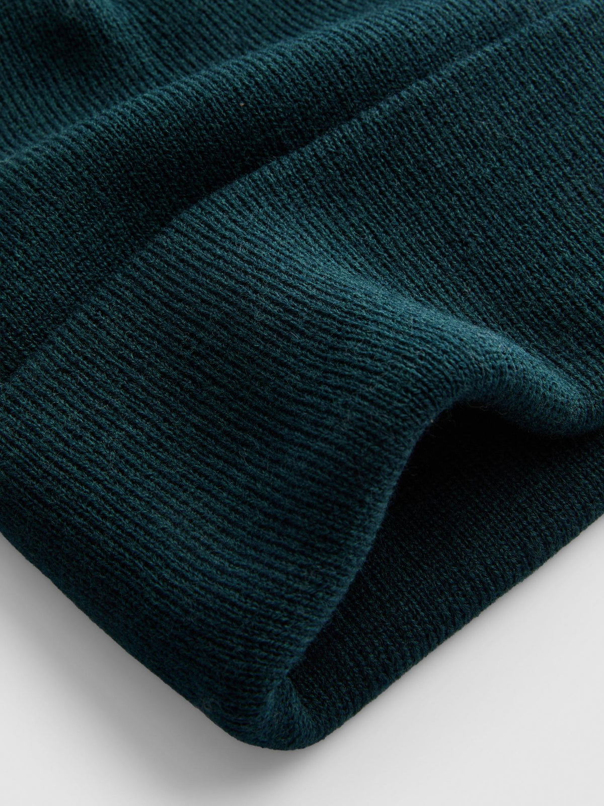 Deep Cuff Beanie Hat - Teal