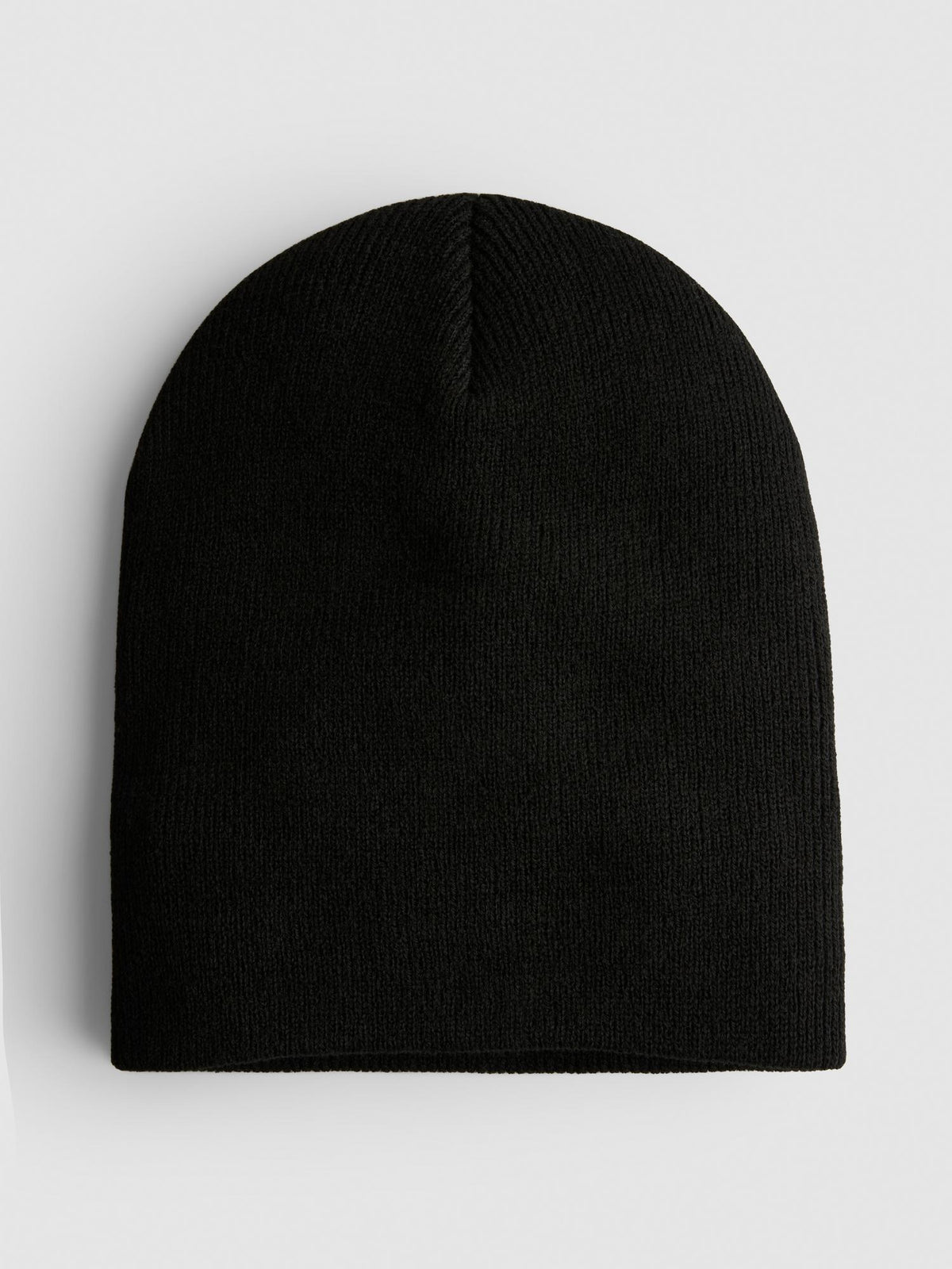 Knitted Beanie Hat - Black