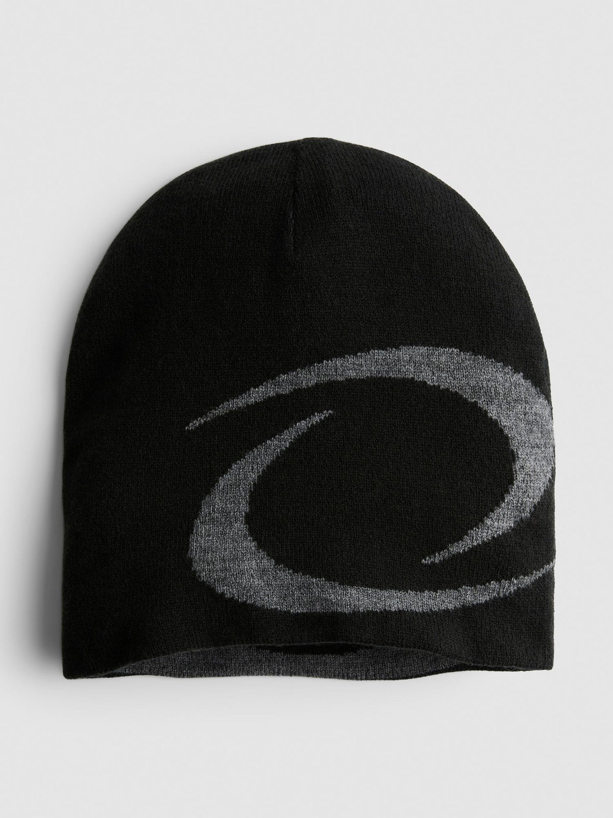Reversible Logo Beanie Hat - Black