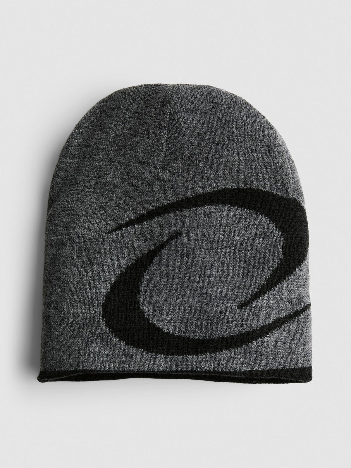 Reversible Logo Beanie Hat - Black