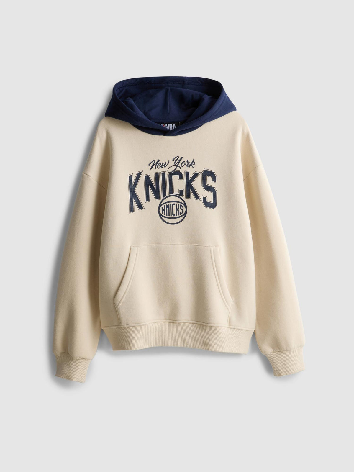 7-15yrs | NBA New York Knicks Hoodie - Stone