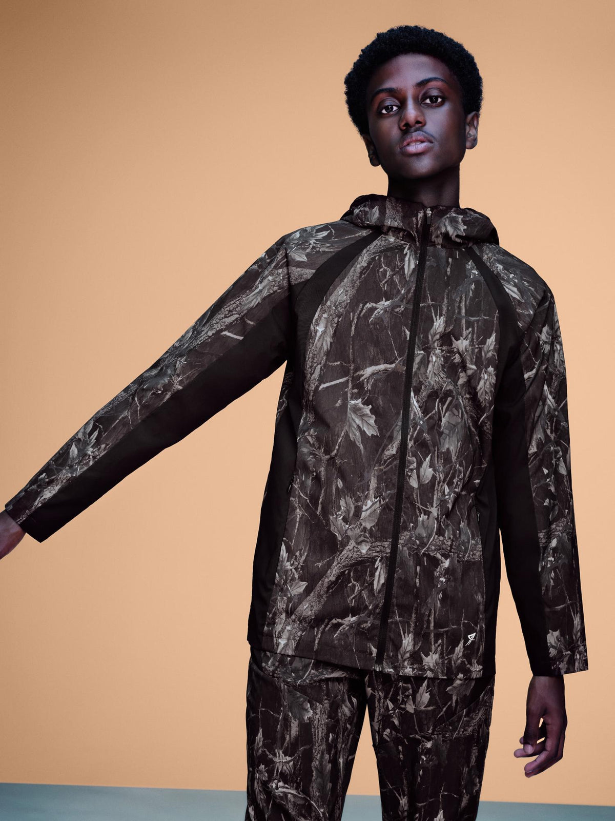 7-15yrs | Primark Form Printed Track Jacket - Brown