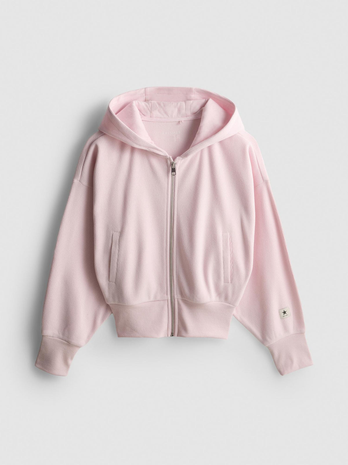 7-15yrs | Zip-Up Hoodie - Light Pink