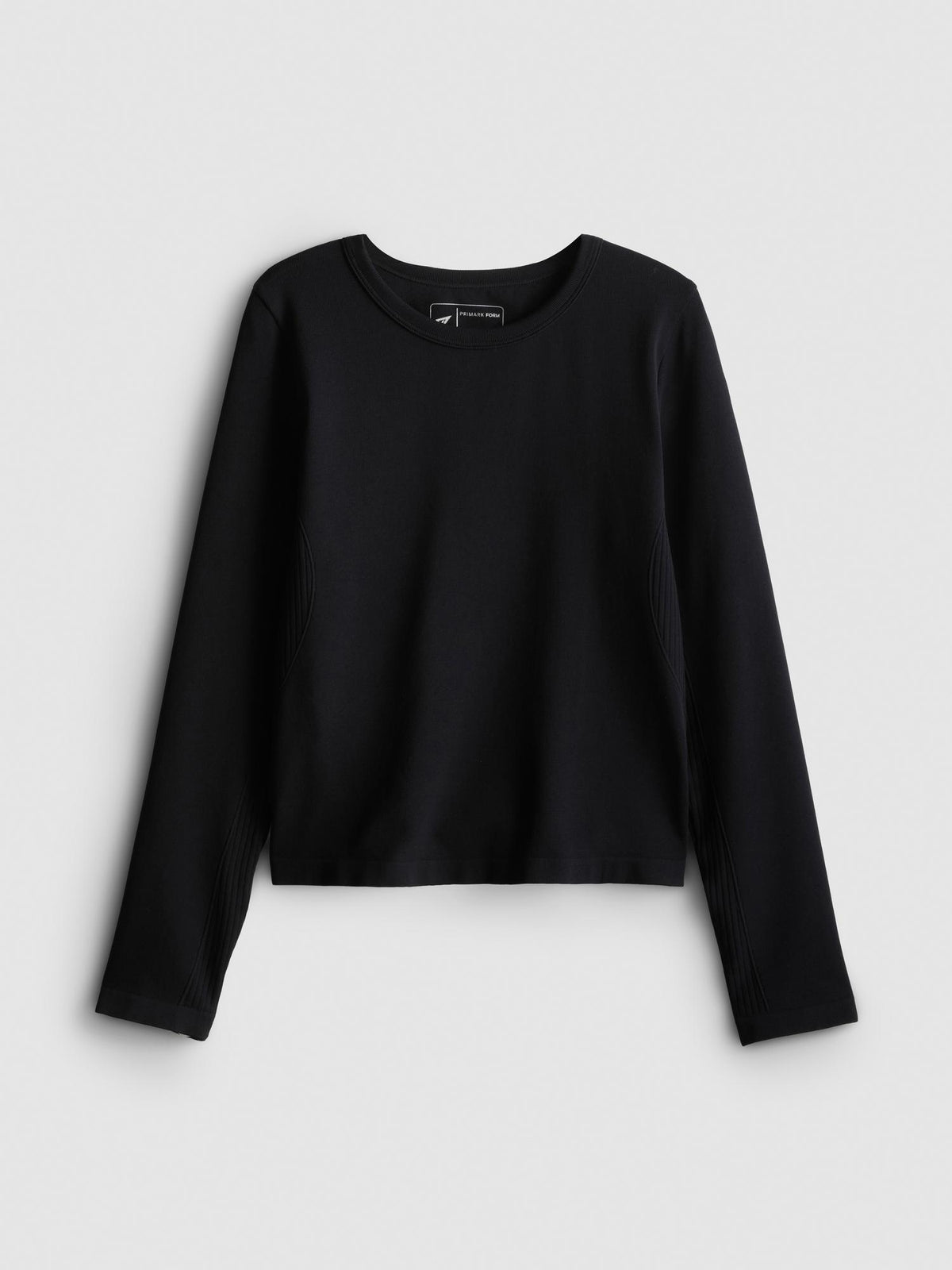 7-15yrs | Primark Form Long Sleeve Top - Black