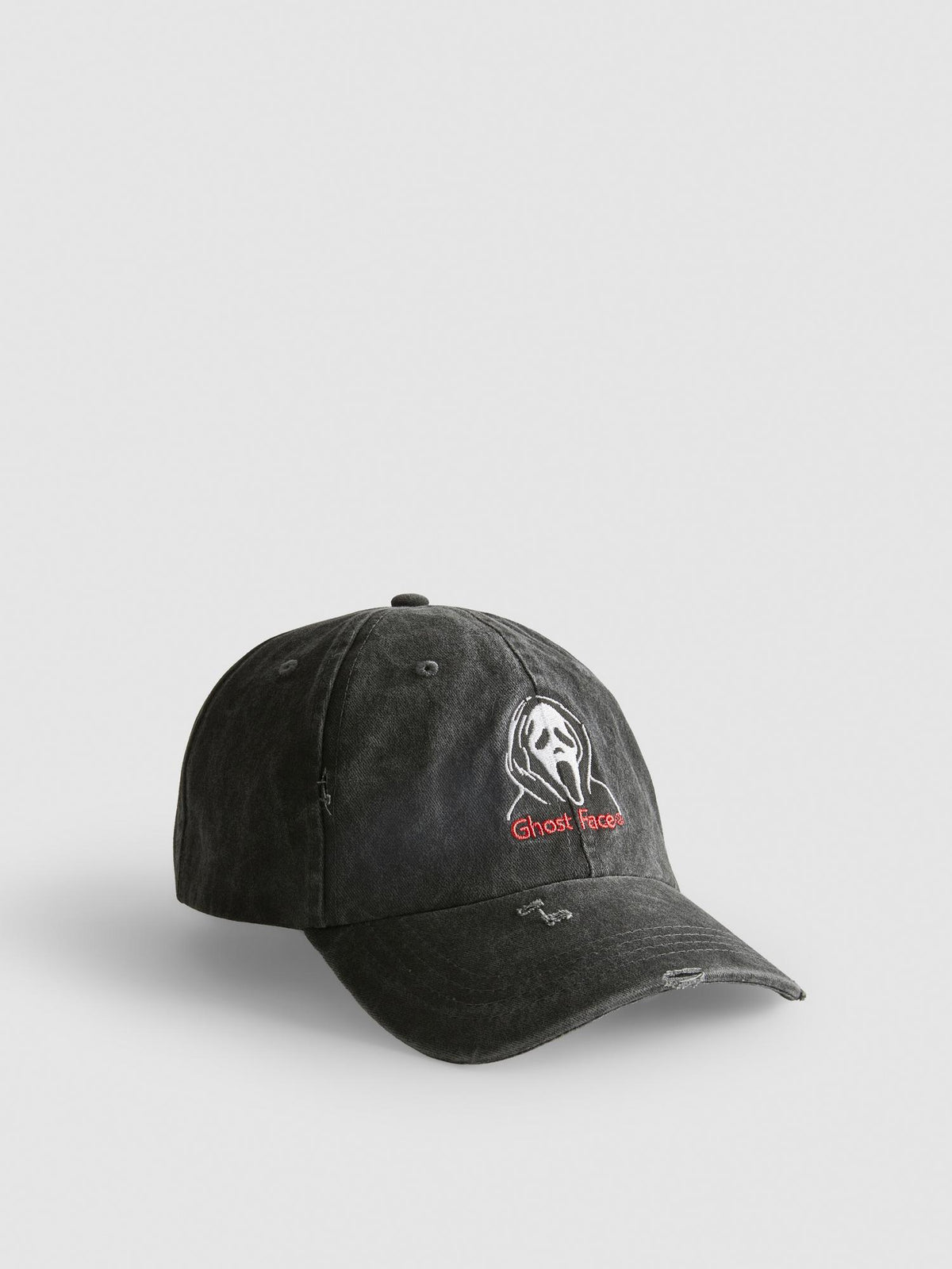 Scream Ghostface Distressed Cap - Black