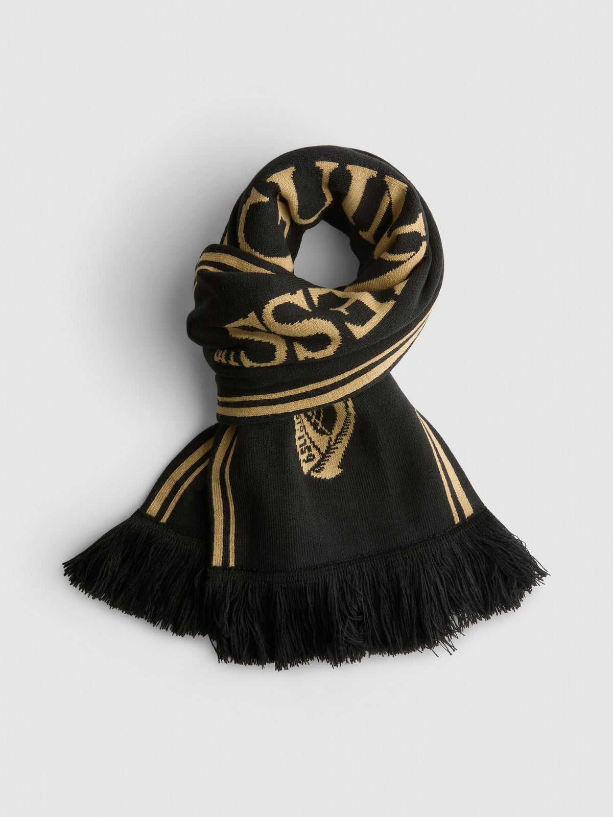 Guinness Fringed Scarf - Black