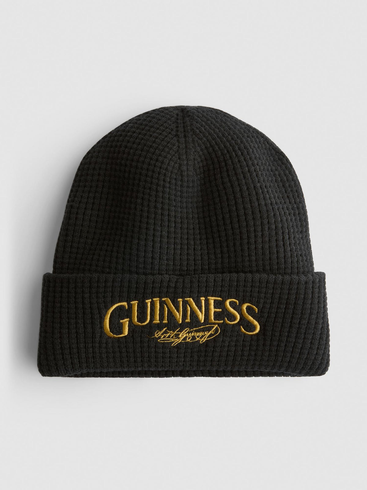 Guinness Embroidered Beanie Hat - Black