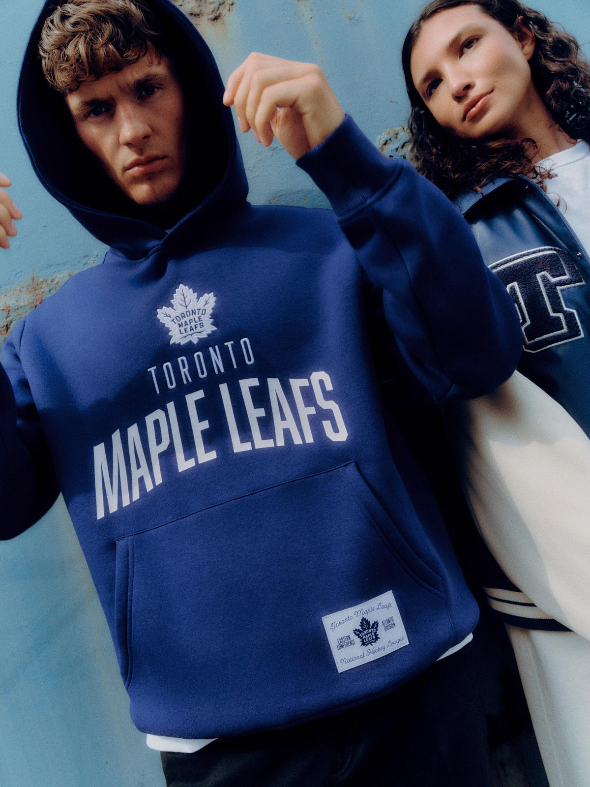 NHL Toronto Maple Leafs Cotton Rich Graphic Hoodie - Blue