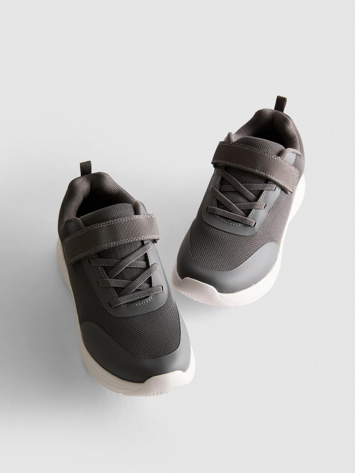 Canvas Chunky Trainers - Grey