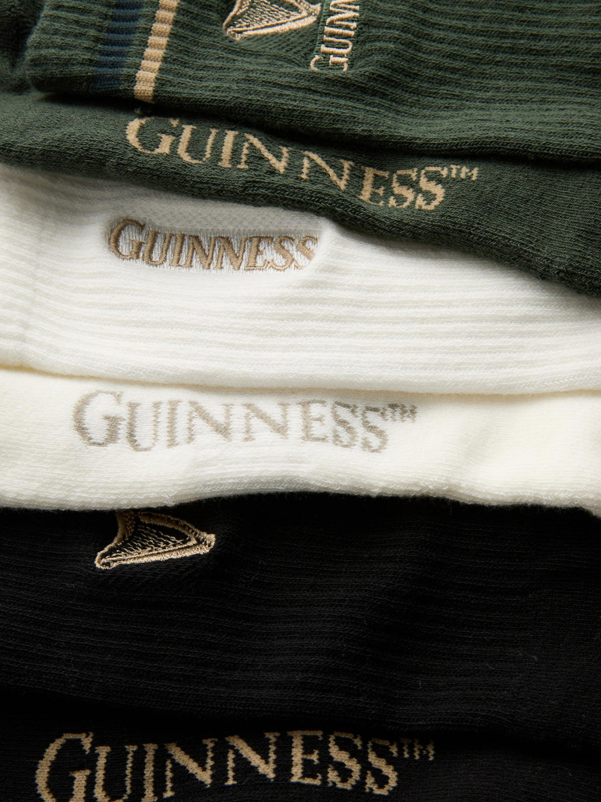3pk Guinness Crew Socks - Black