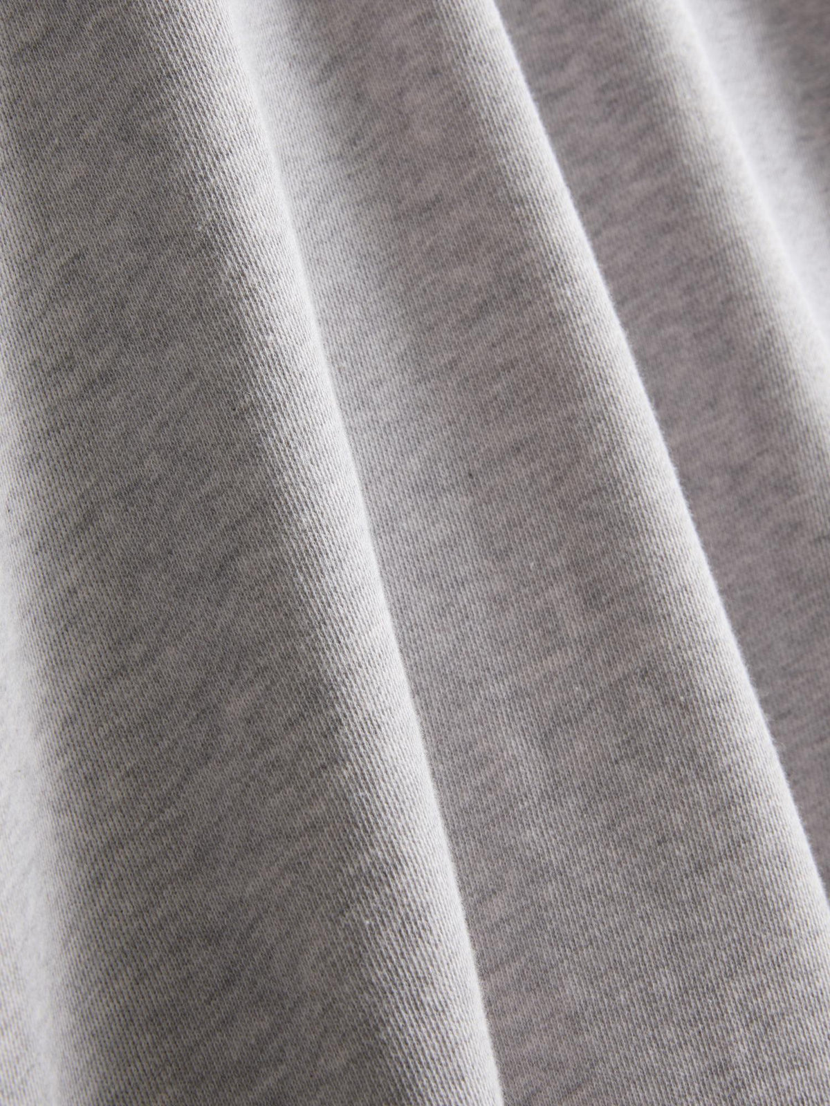 Contrast Collar Long Sleeve Rugby Shirt - Grey