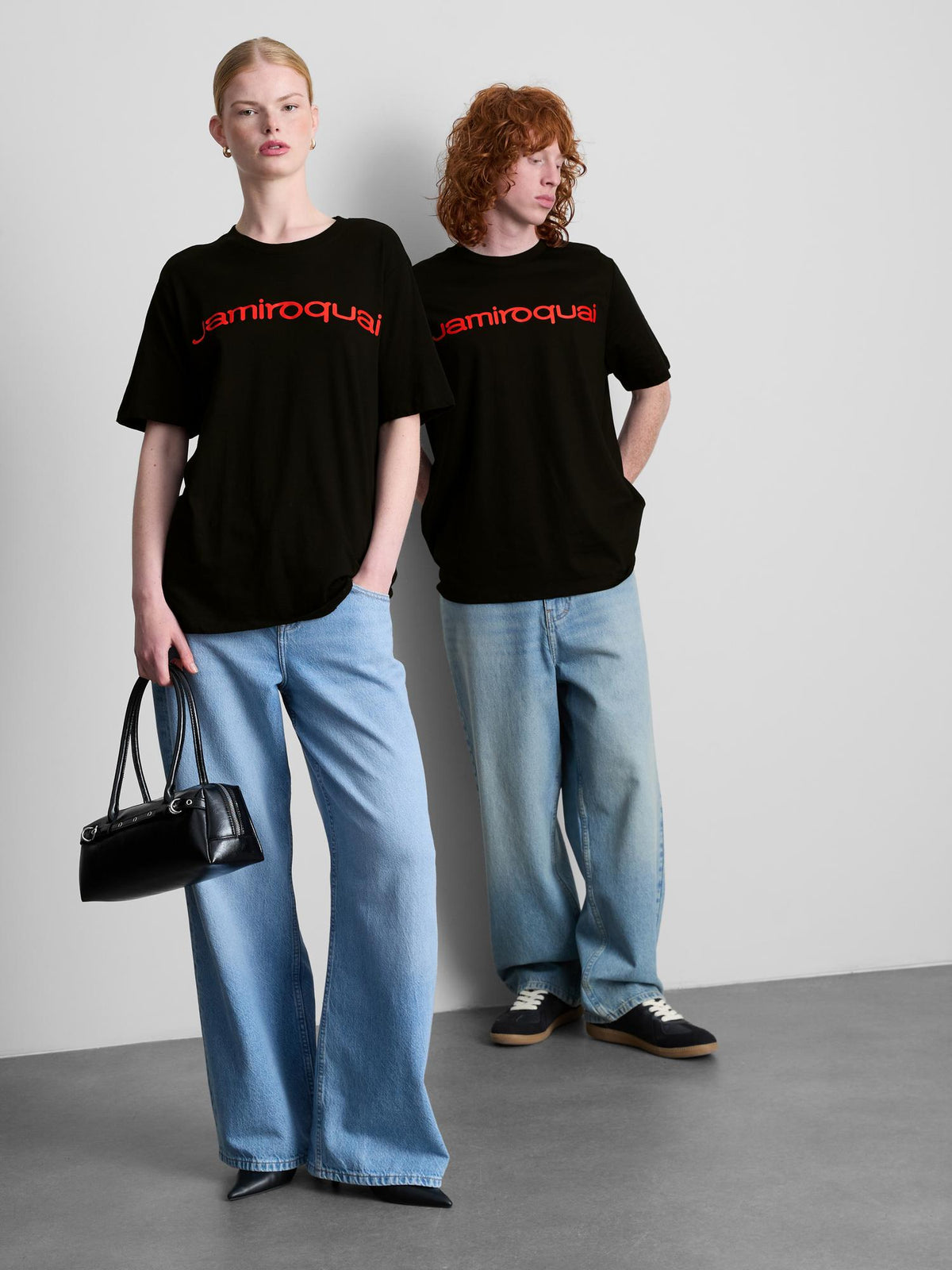 Pure Cotton Jamiroquai Graphic Band T-Shirt - Black