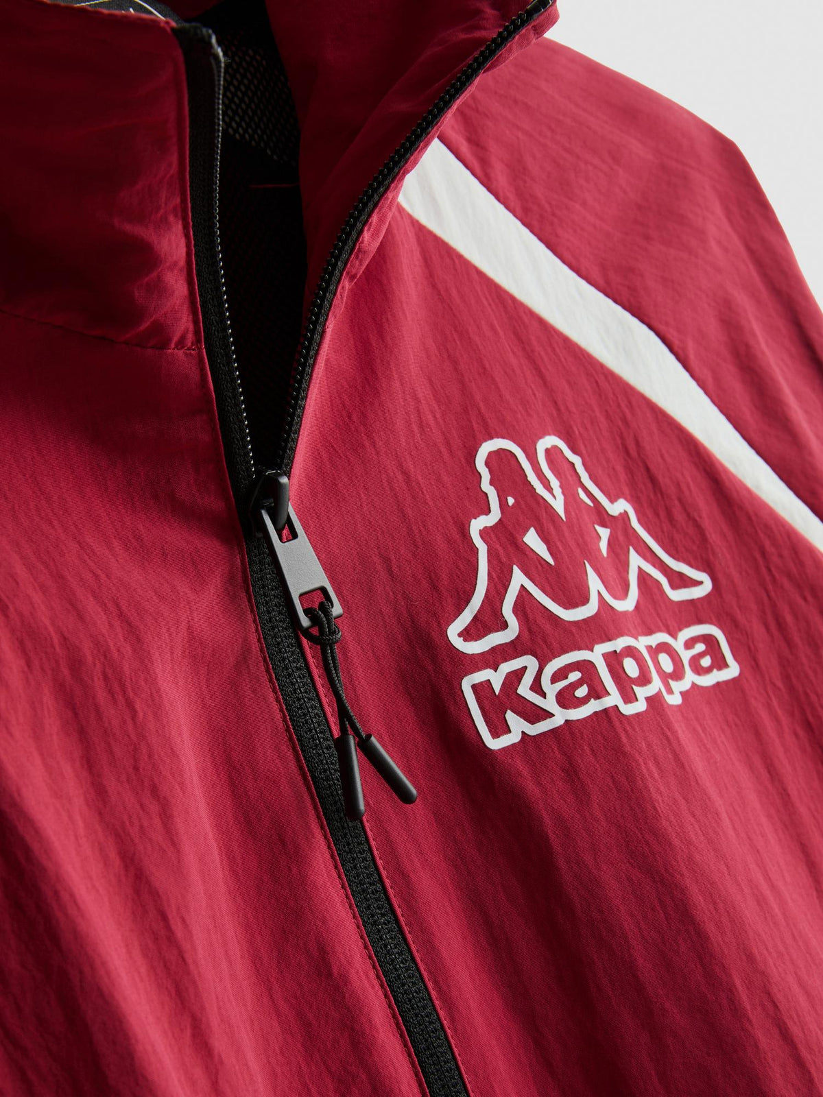Kappa Colour Block Woven Track Jacket - Red