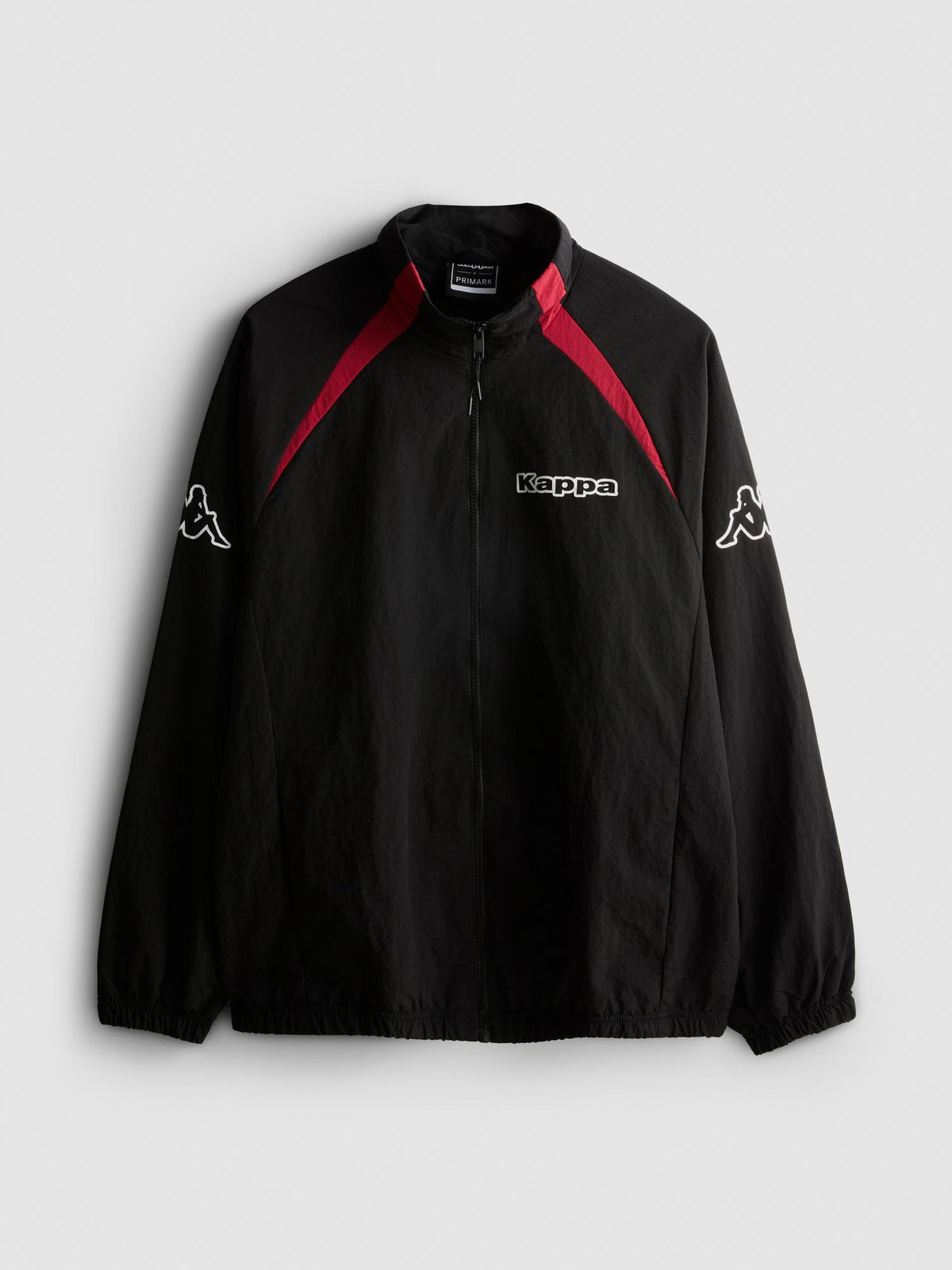 Kappa Colour Block Woven Track Jacket - Black