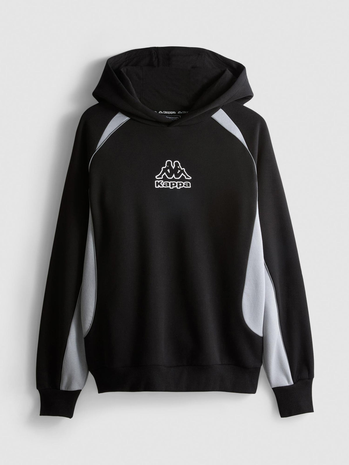 Kappa Colour Block Graphic Hoodie - Black