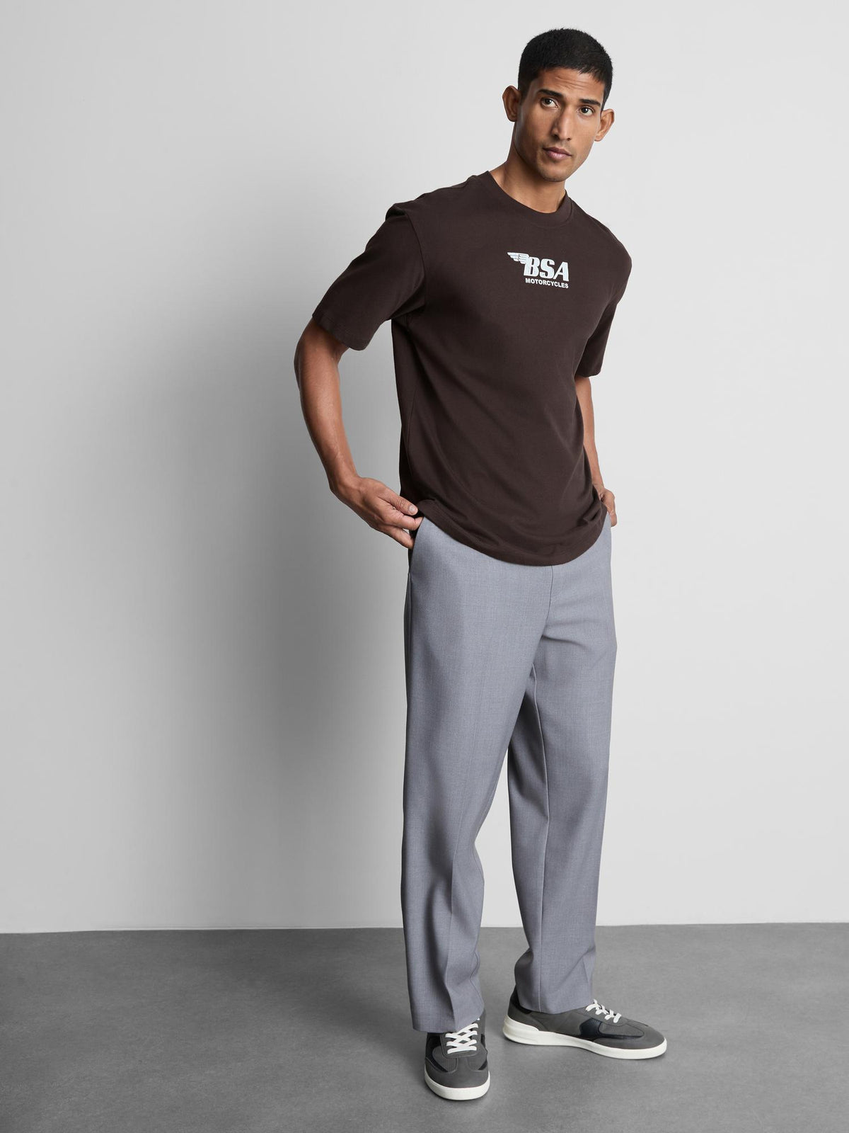 BSA Motorcycles T-Shirt - Charcoal