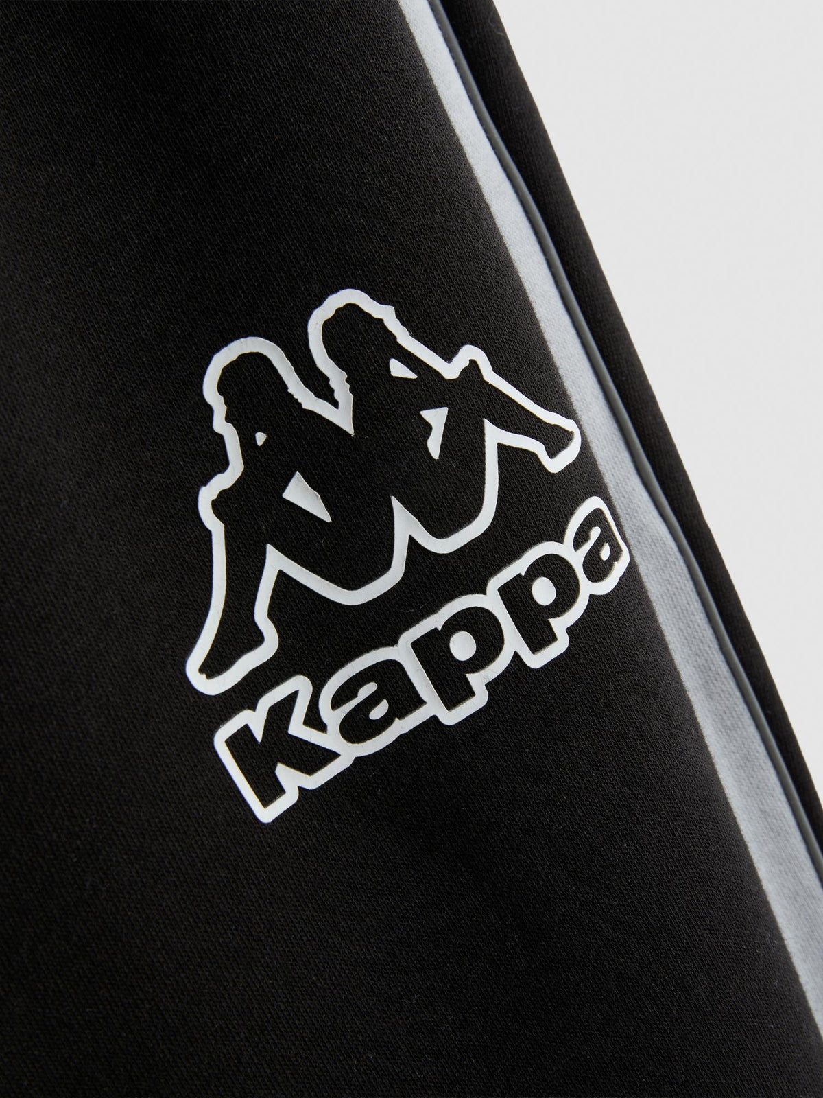 Kappa Side Stripe Cuffed Joggers - Black