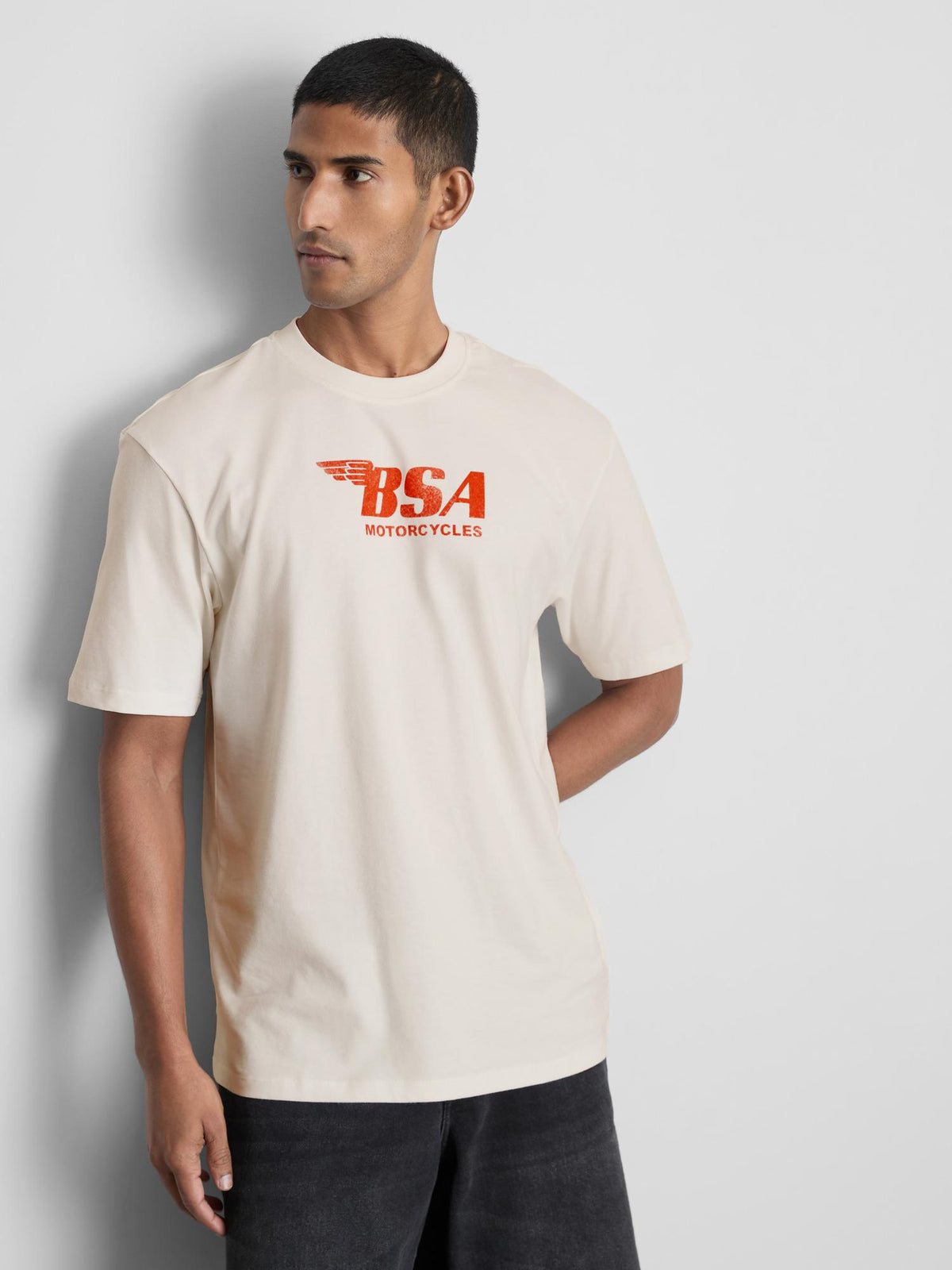 BSA Motorcycles T-Shirt - Ecru