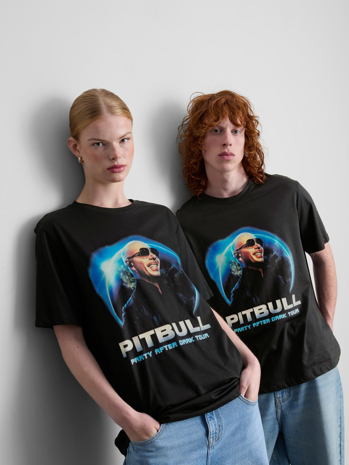 Pitbull Pure Cotton Band T-Shirt - Black