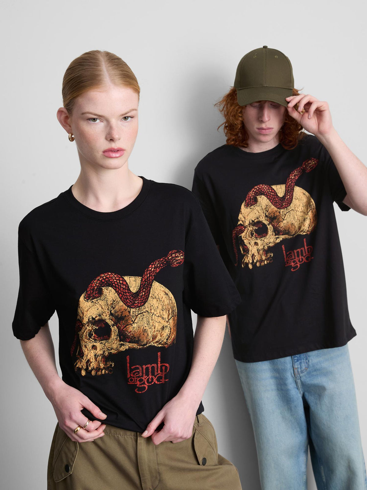 Lamb Of God Graphic Band T-Shirt - Black