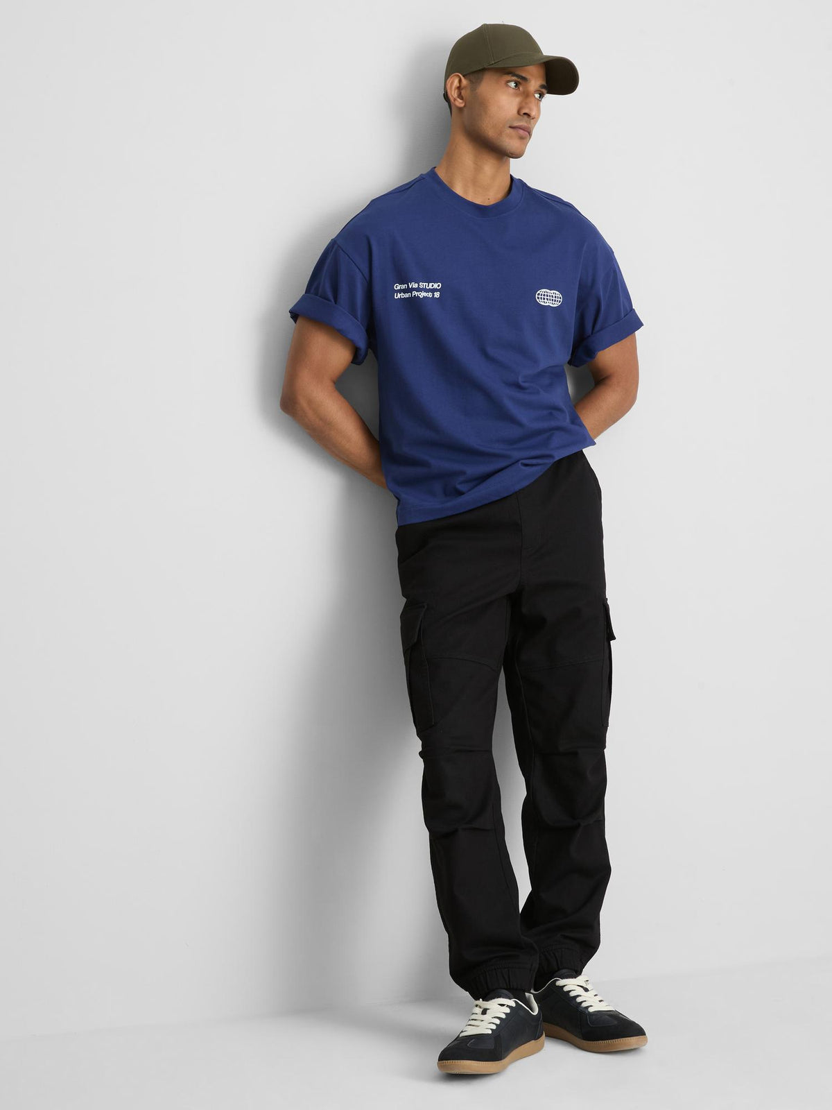 Pure Cotton Design Archive Graphic T-Shirt - Navy