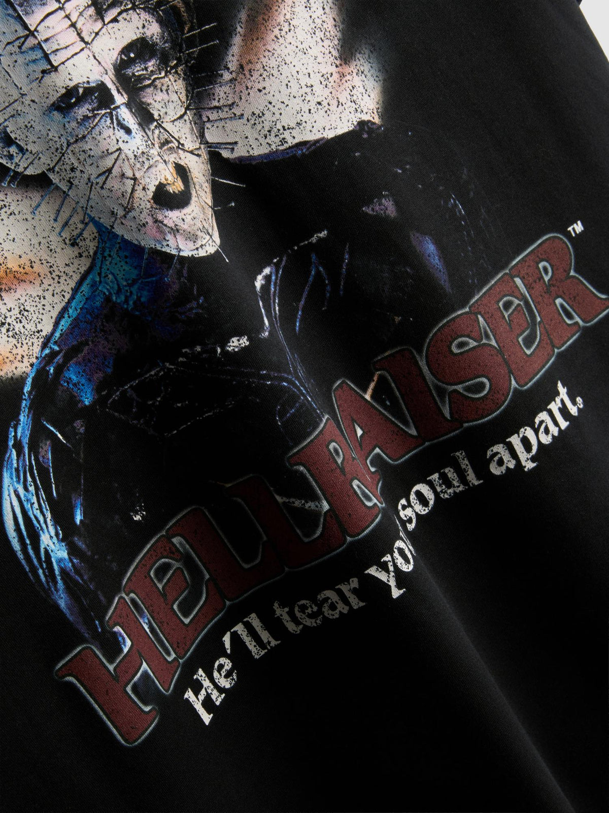 Hellraiser Pinhead Pure Cotton T-Shirt - Black