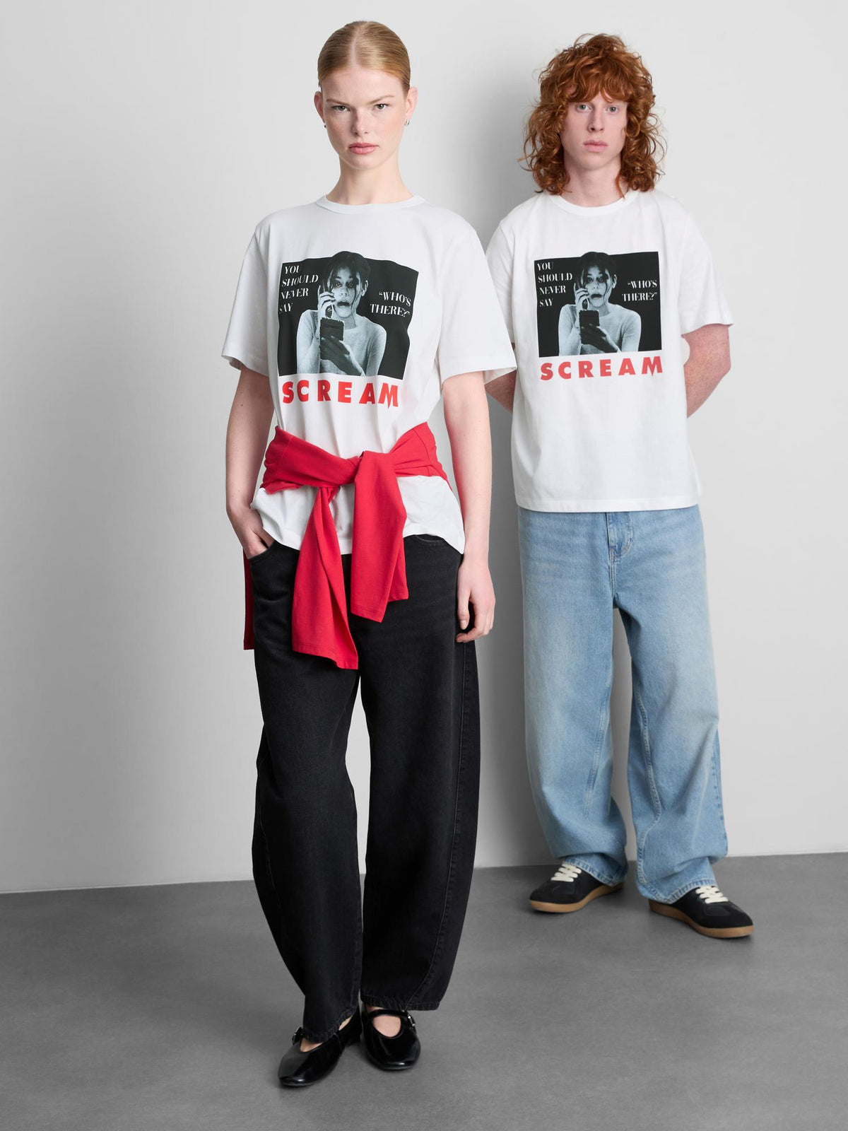 Scream Pure Cotton Graphic Tee - White