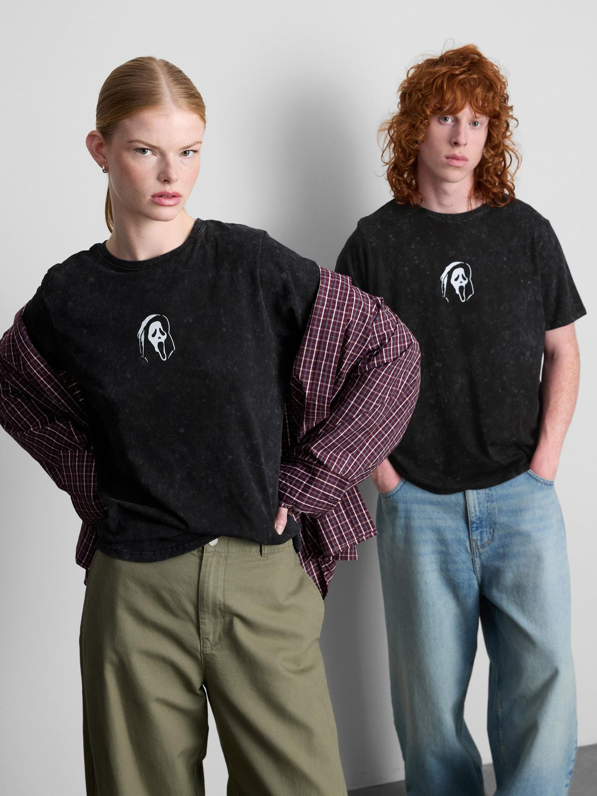 Ghostface Pure Cotton Graphic Tee - Black