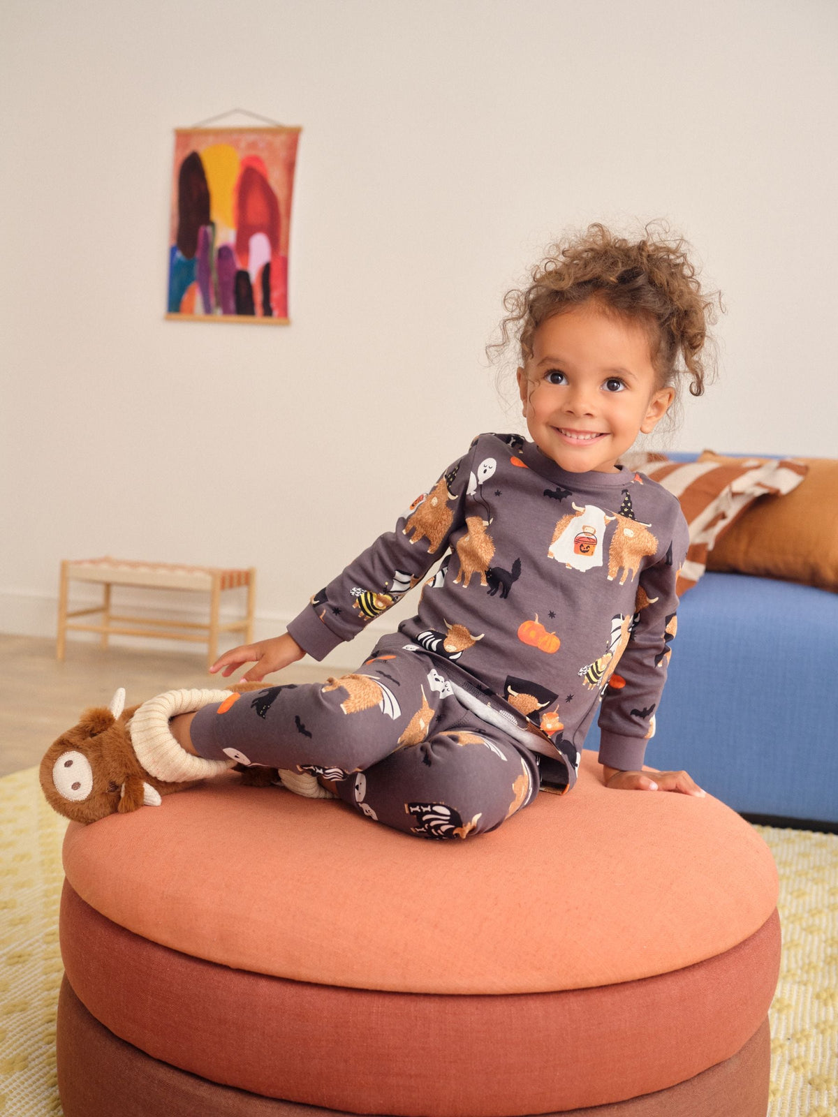 Trick or Treat Hamish Print Halloween Snuggle Pyjamas (9mths-12yrs)