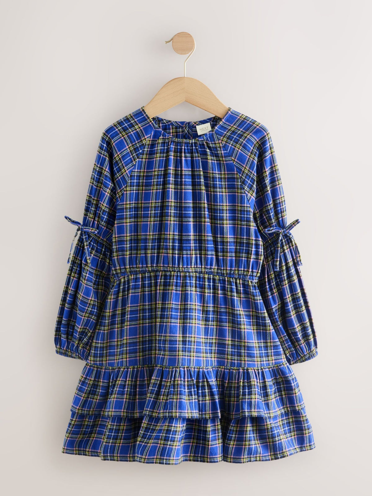 Blue Check Dress (3-16yrs)