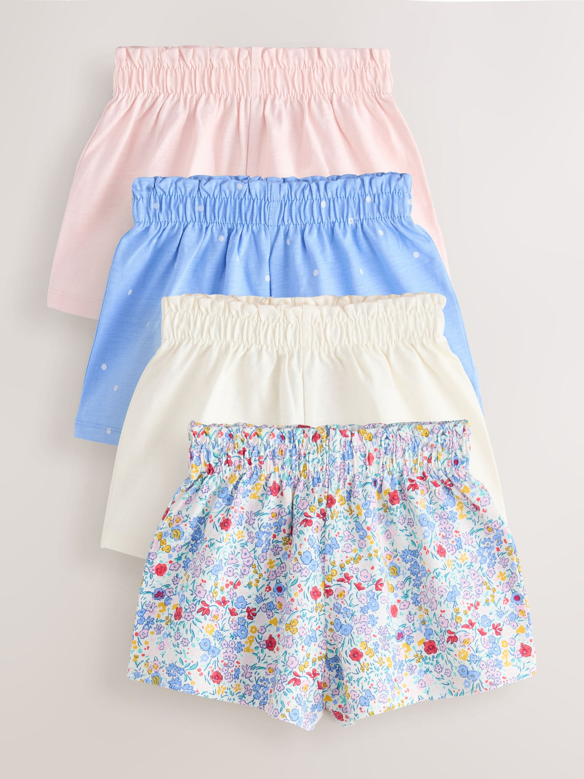 Pink Bunny Shorts 4 Pack (3mths-7yrs)