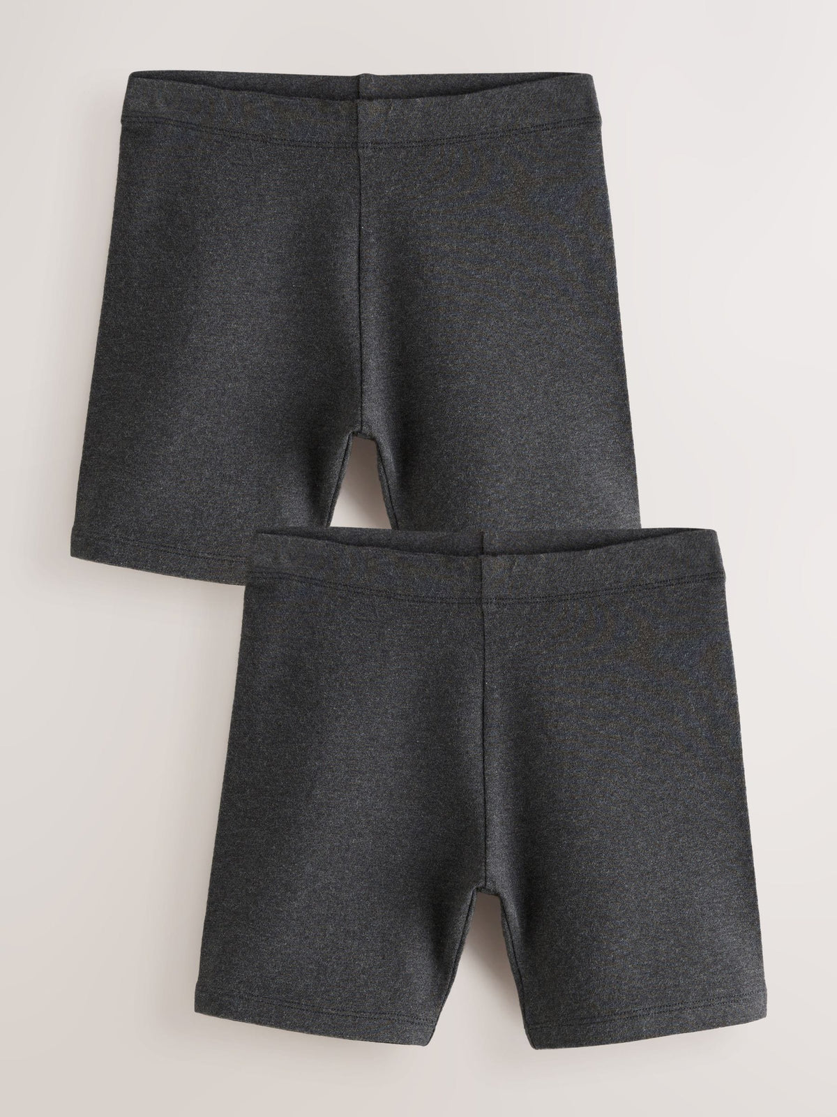 Grey Regular Length 2 Pack Regular Length Cotton Rich Stretch Cycle Shorts (3-16yrs)