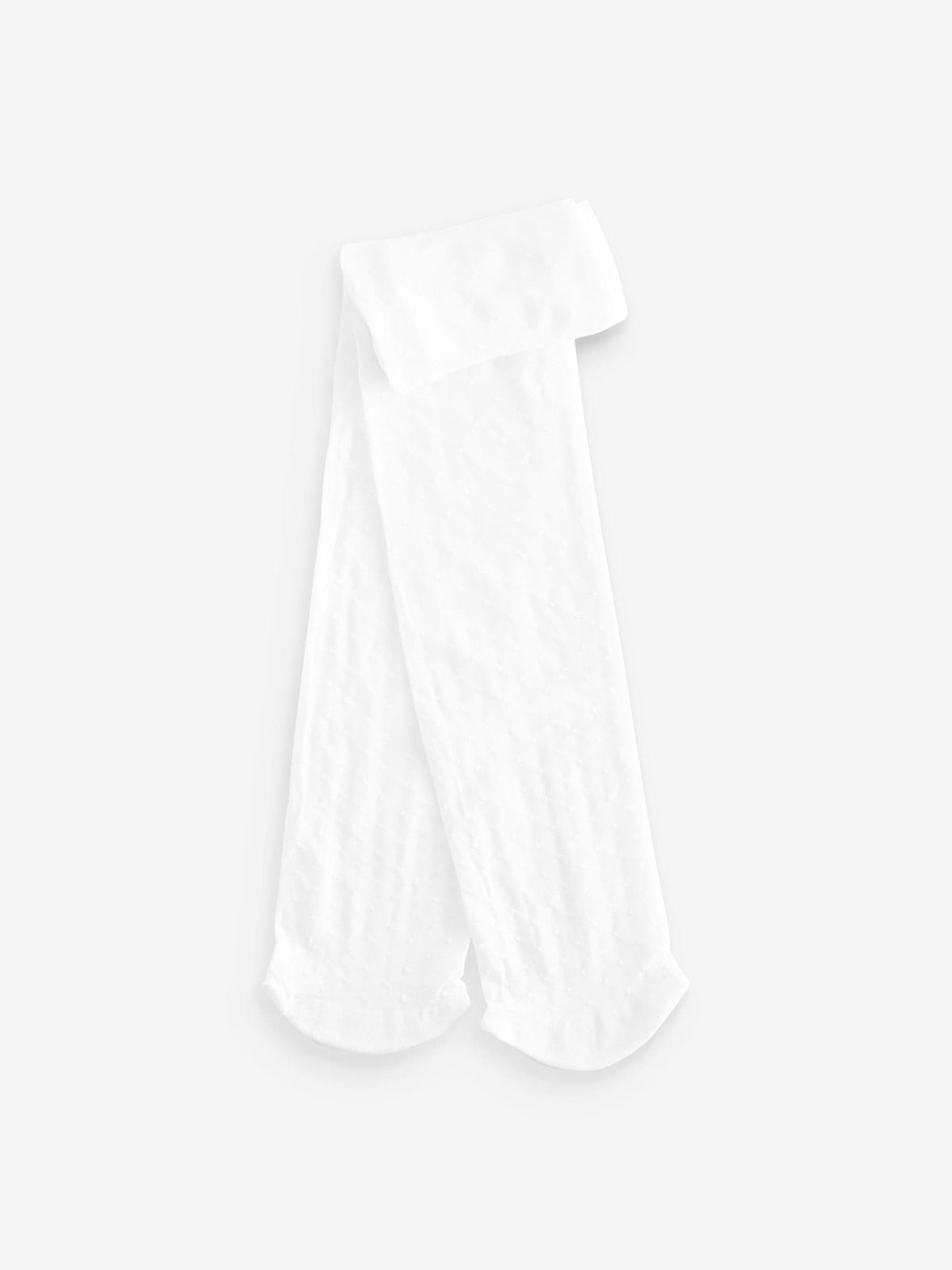 White 40 Denier Spot Tights