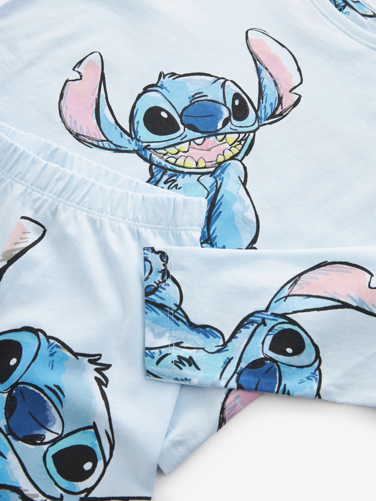 Blue Disney Lilo And Stitch Pyjamas (3-16yrs)