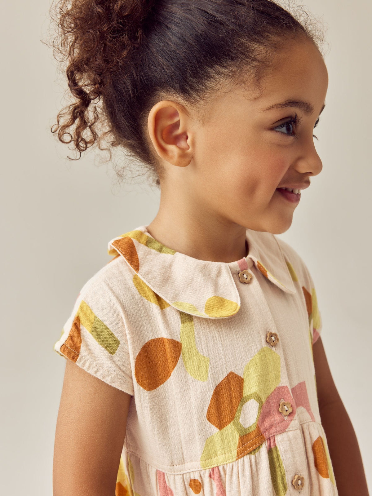 Yellow Shirt Collar Playsuit (3mths-7yrs)