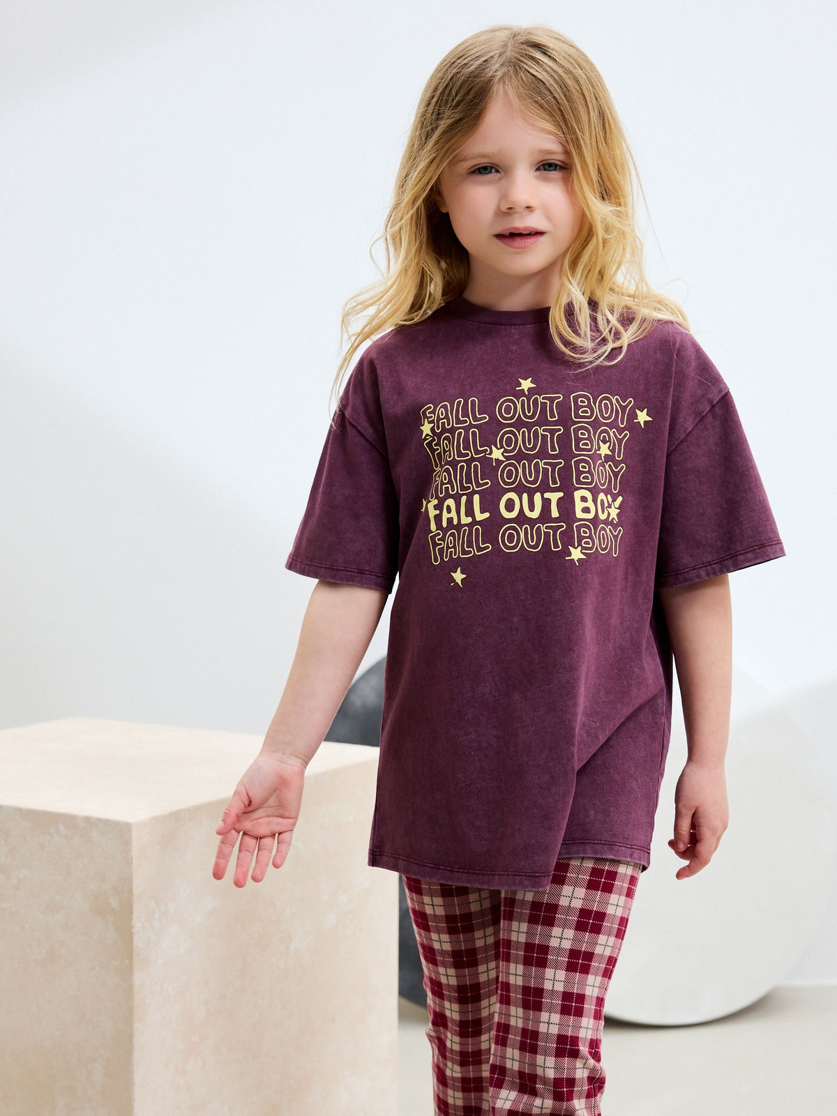 Purple License Fallout Boy Band T-Shirt (3-16yrs)