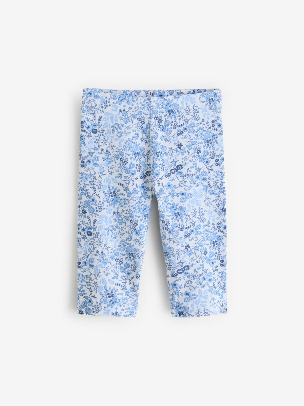 Pink/Blue/Floral 4 Pack Cropped Leggings (3-16yrs)