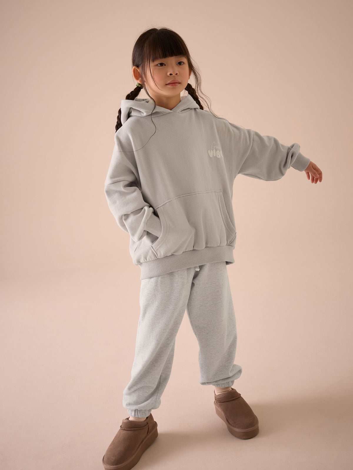 Grey Hoodie (3-16yrs)