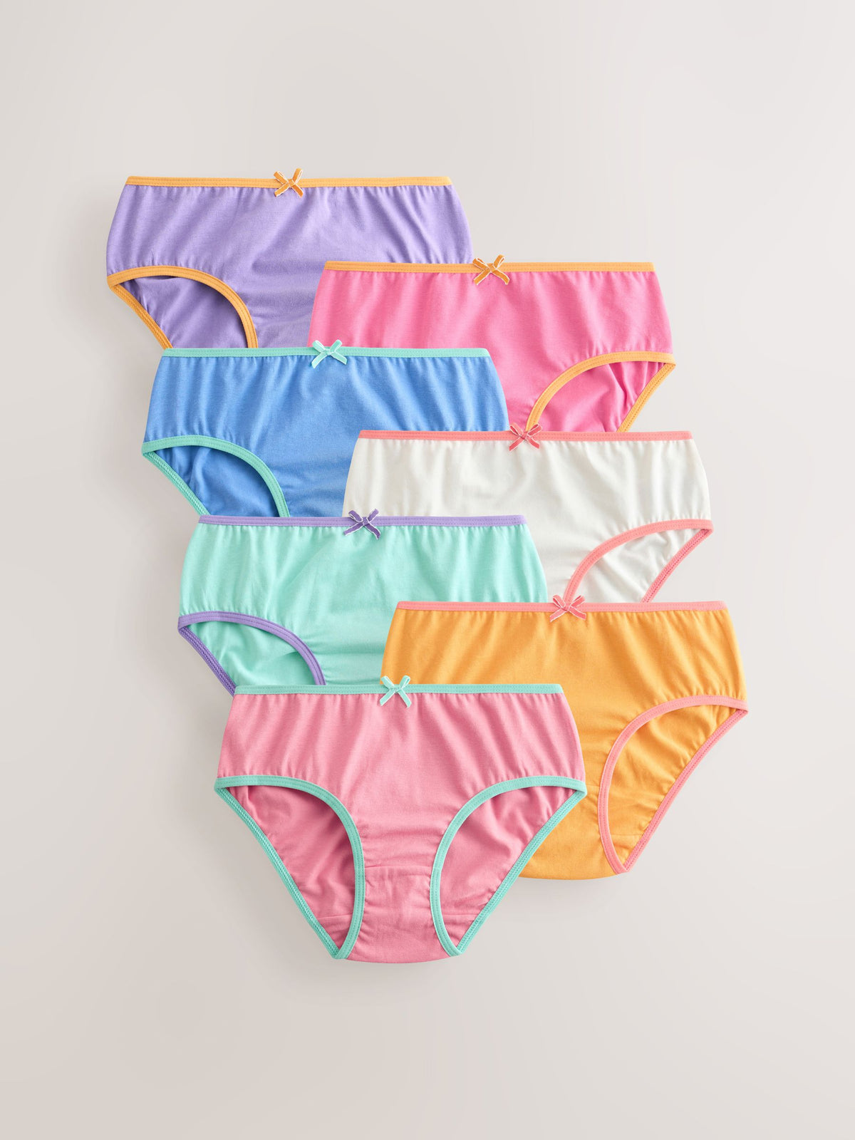 Purple/Orange Briefs 7 Pack (1.5-16yrs)